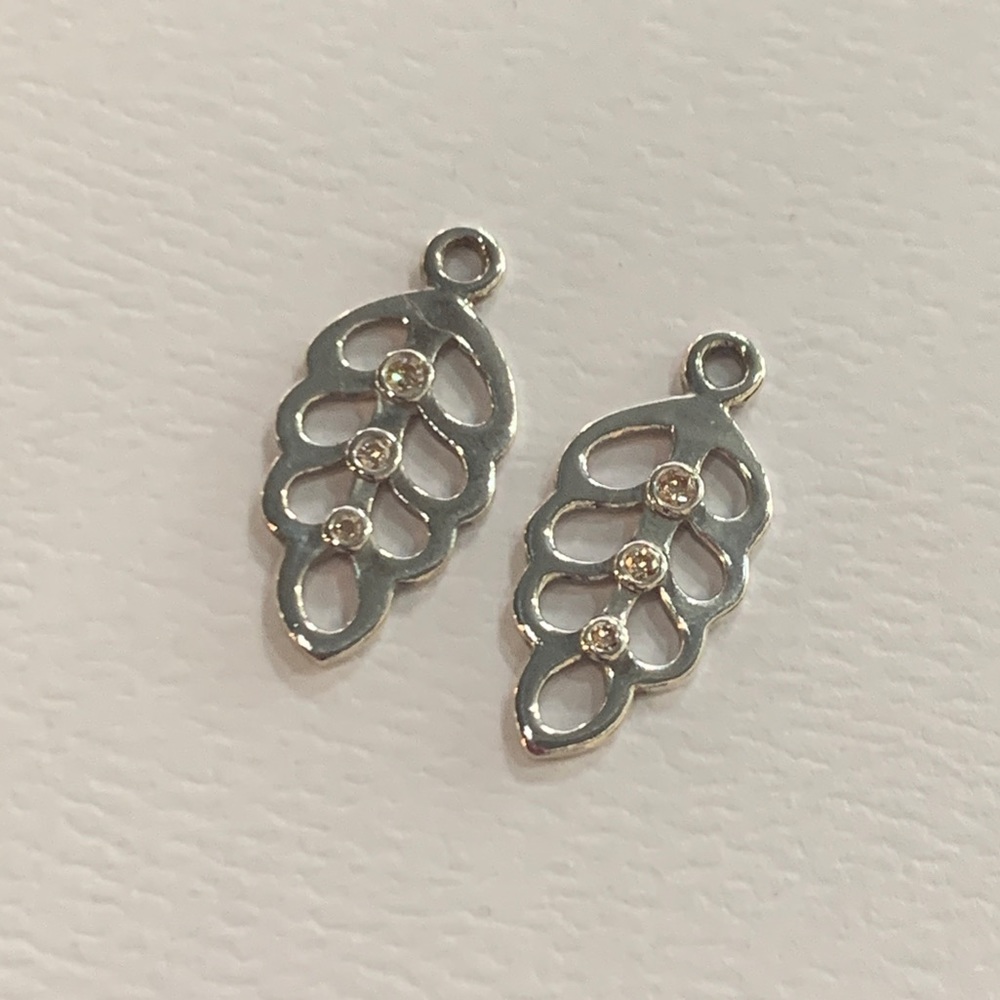 RETIRED Champagne CZ Compose Earring Charms